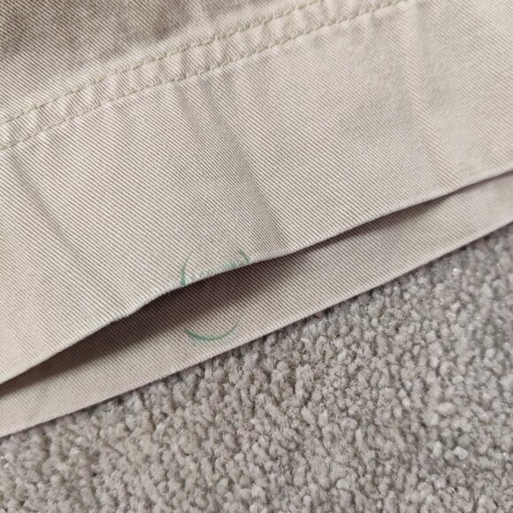 Jacob Annexe Women's Cargo Pants Size 9 / 10 Beige Cotton Casual Outerwear Daily - Picture 12 of 12